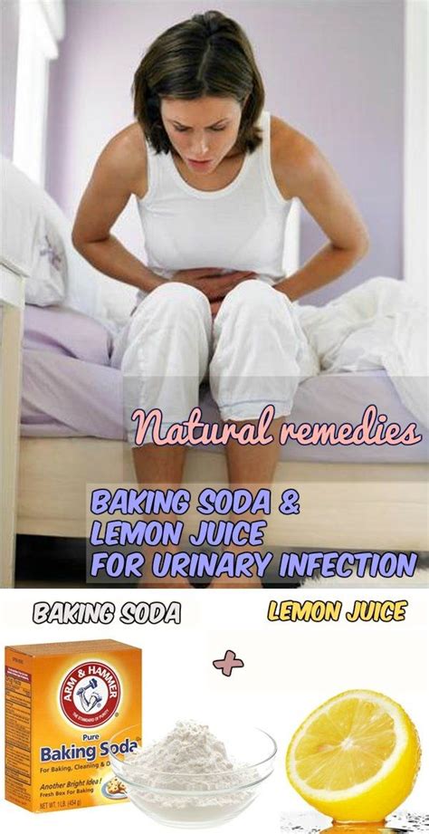 lemon juice and baking soda for urinary tract infection